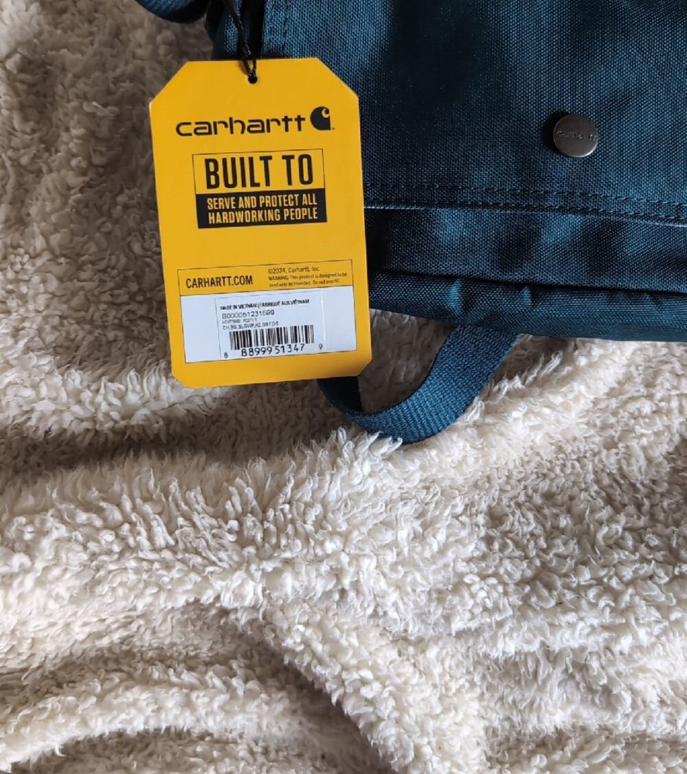 Carhartt Dark Teal Crossbody Horizontal Bag - Picture 10 of 10